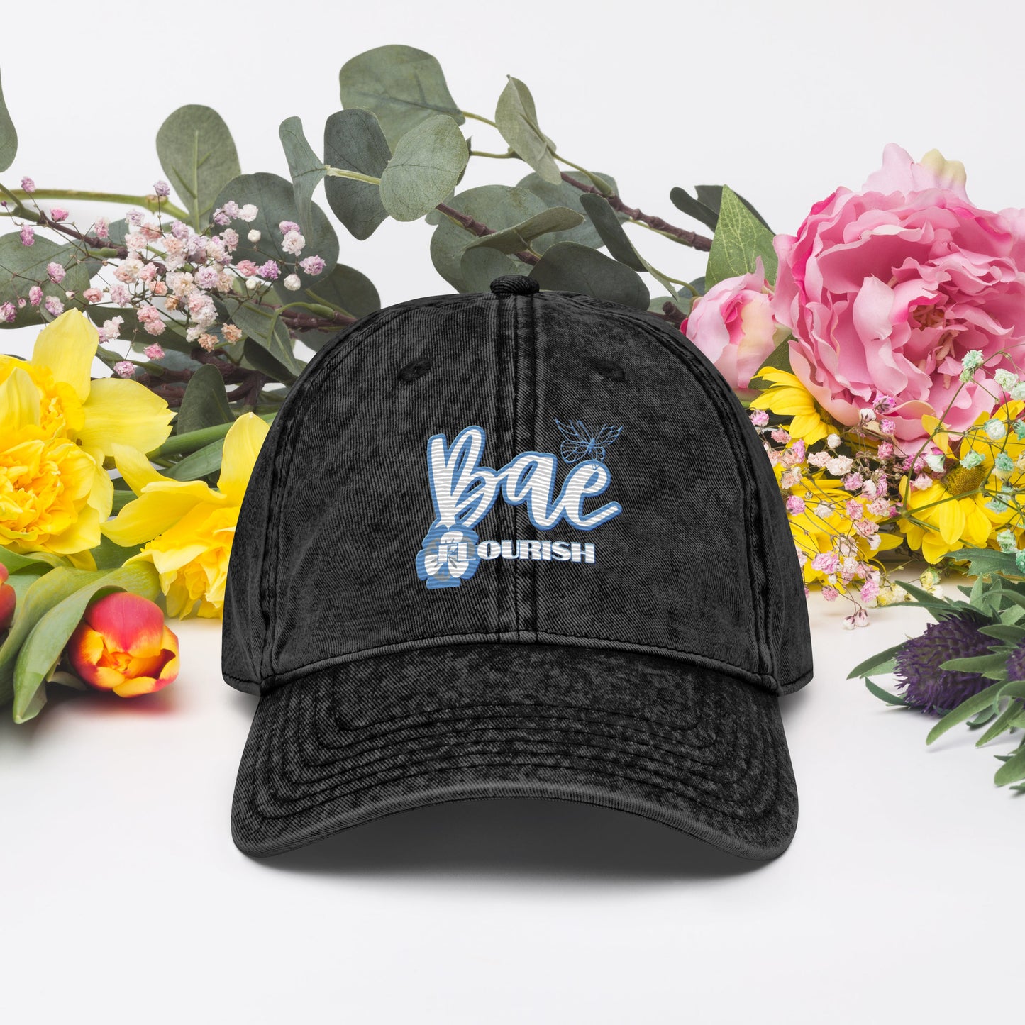 Bae Flourish Vintage Cotton Twill Cap
