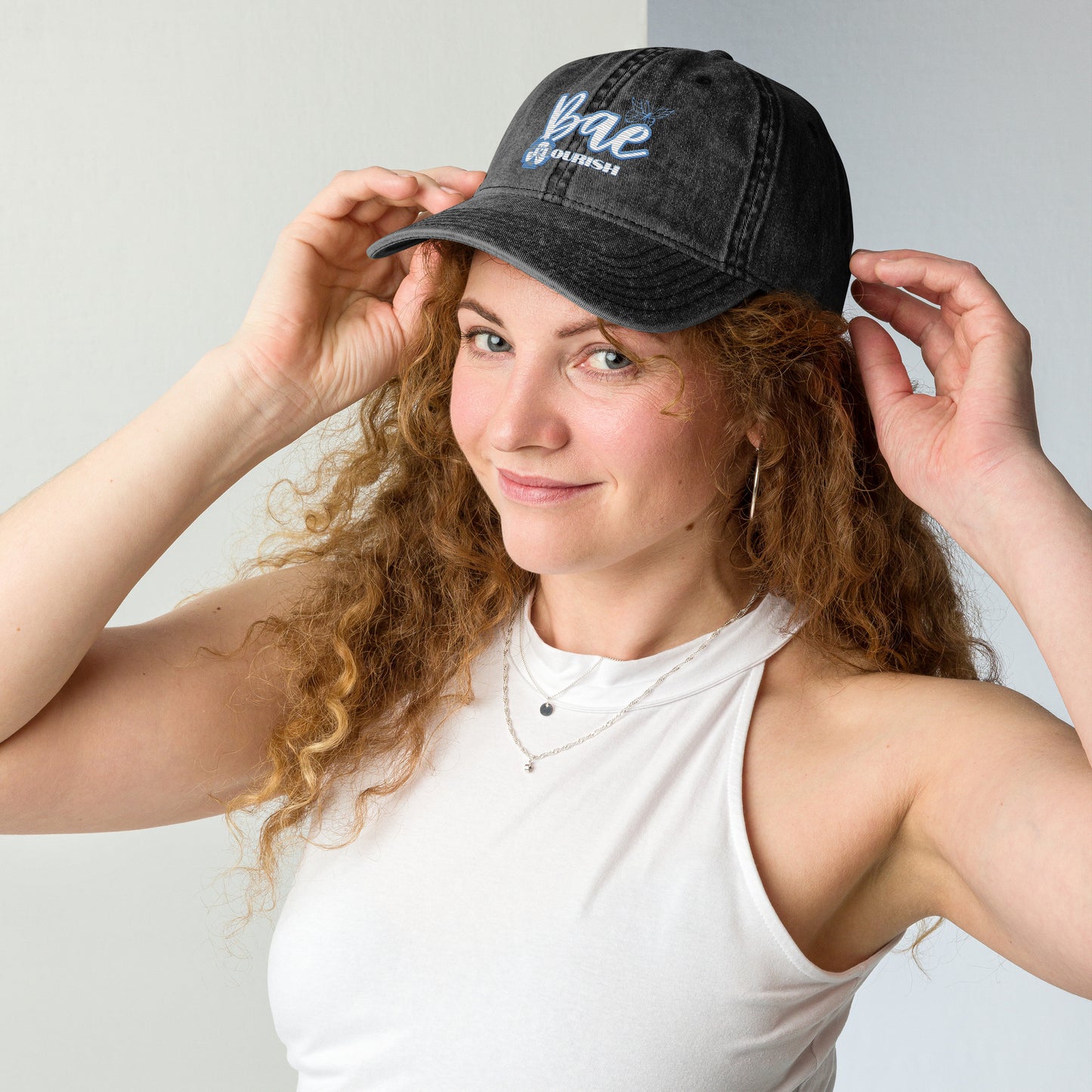 Bae Flourish Vintage Cotton Twill Cap