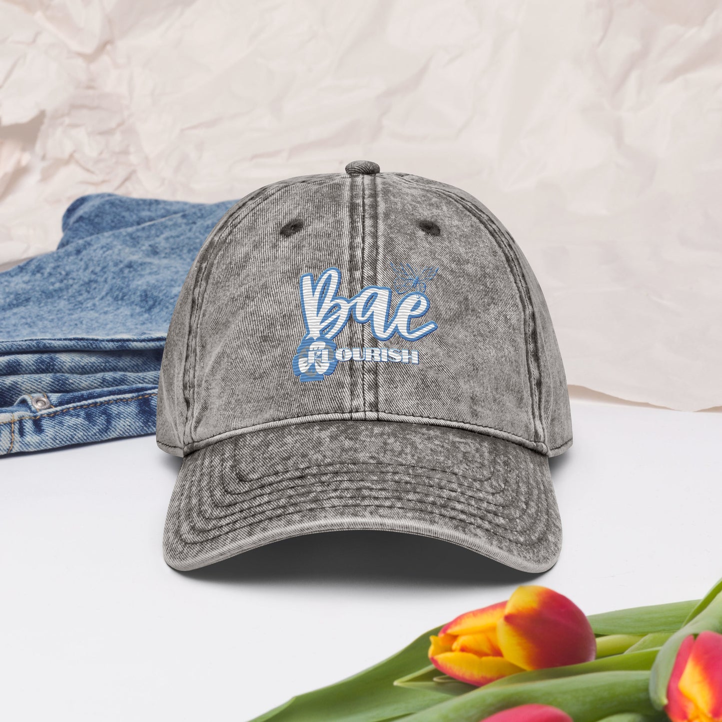 Bae Flourish Vintage Cotton Twill Cap