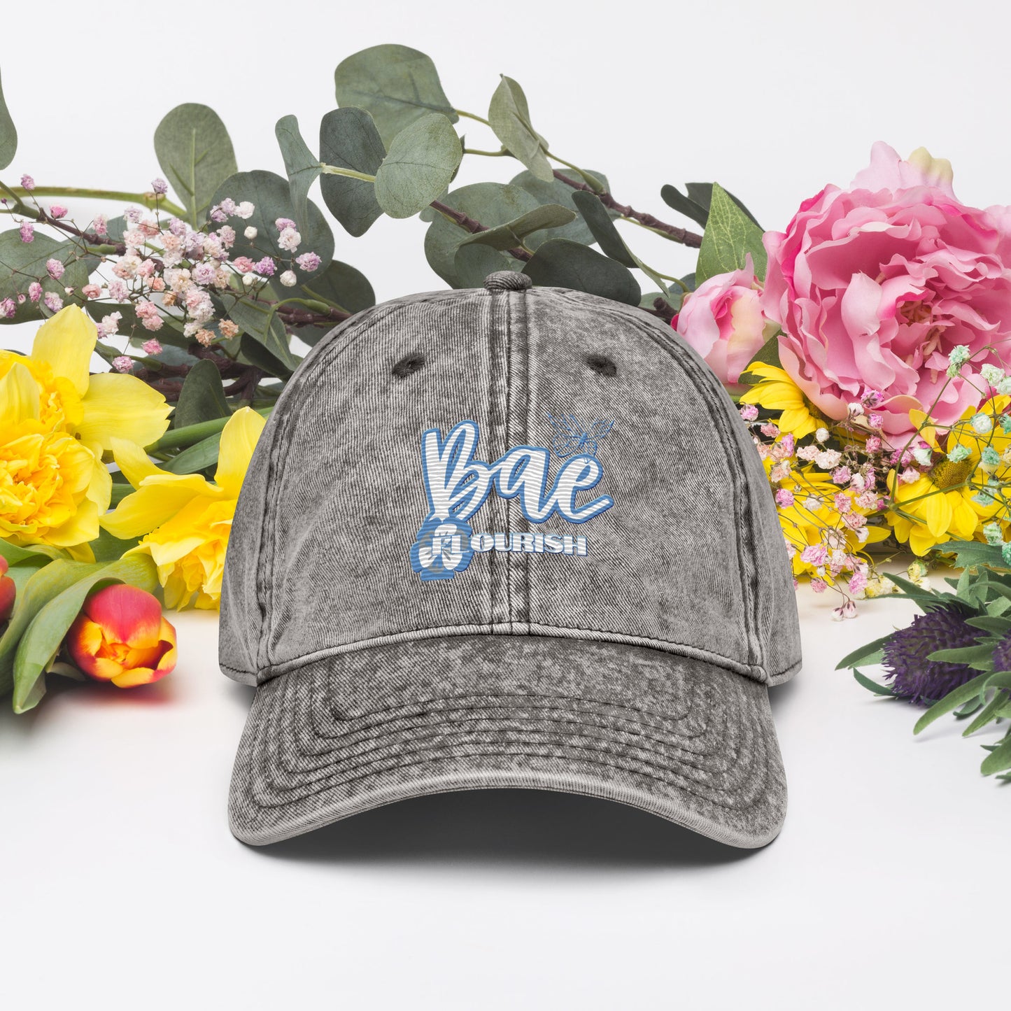 Bae Flourish Vintage Cotton Twill Cap