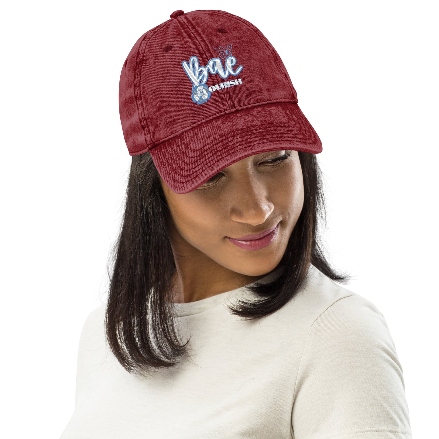 Bae Flourish Vintage Cotton Twill Cap