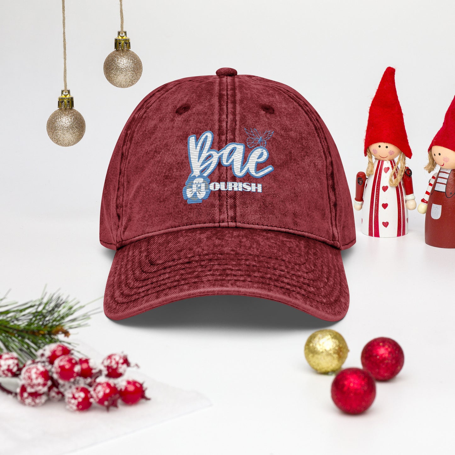 Bae Flourish Vintage Cotton Twill Cap