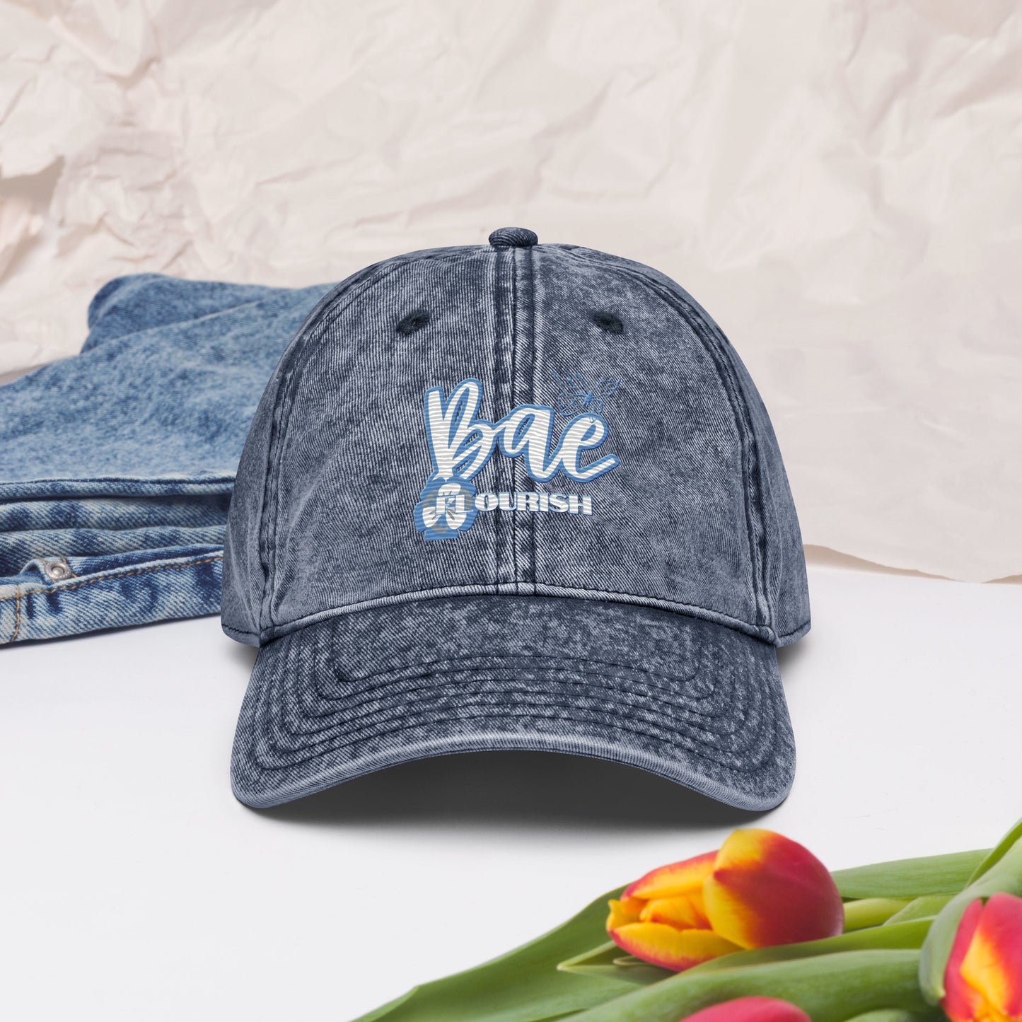Bae Flourish Vintage Cotton Twill Cap
