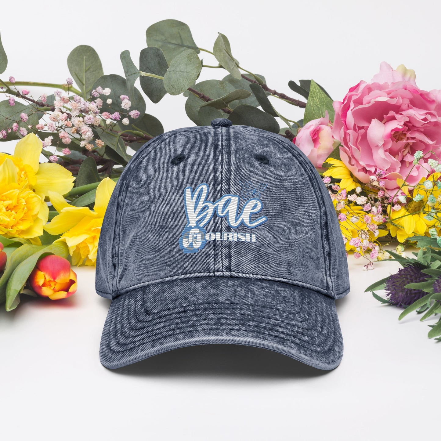 Bae Flourish Vintage Cotton Twill Cap