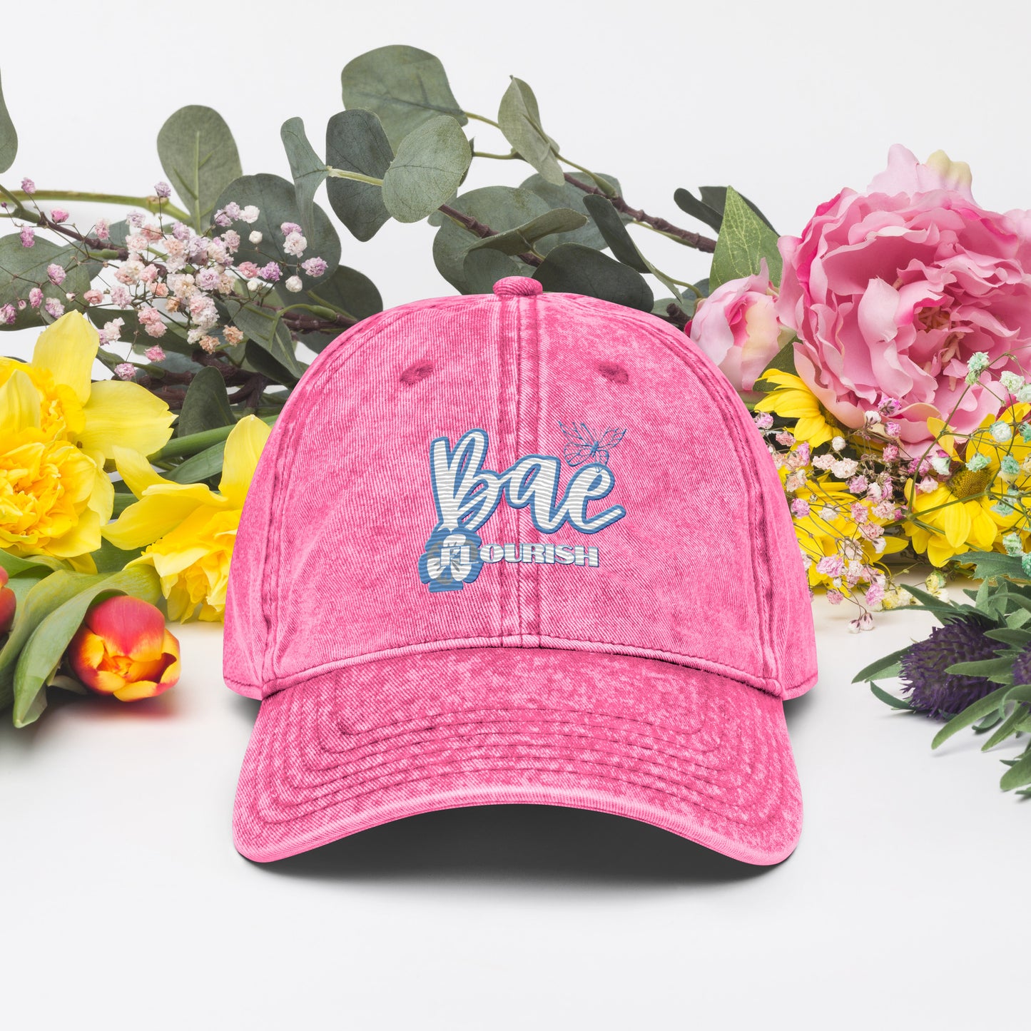 Bae Flourish Vintage Cotton Twill Cap