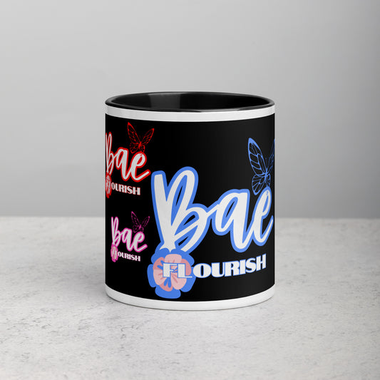 Bae Flourish Self Love Mug with Color Inside