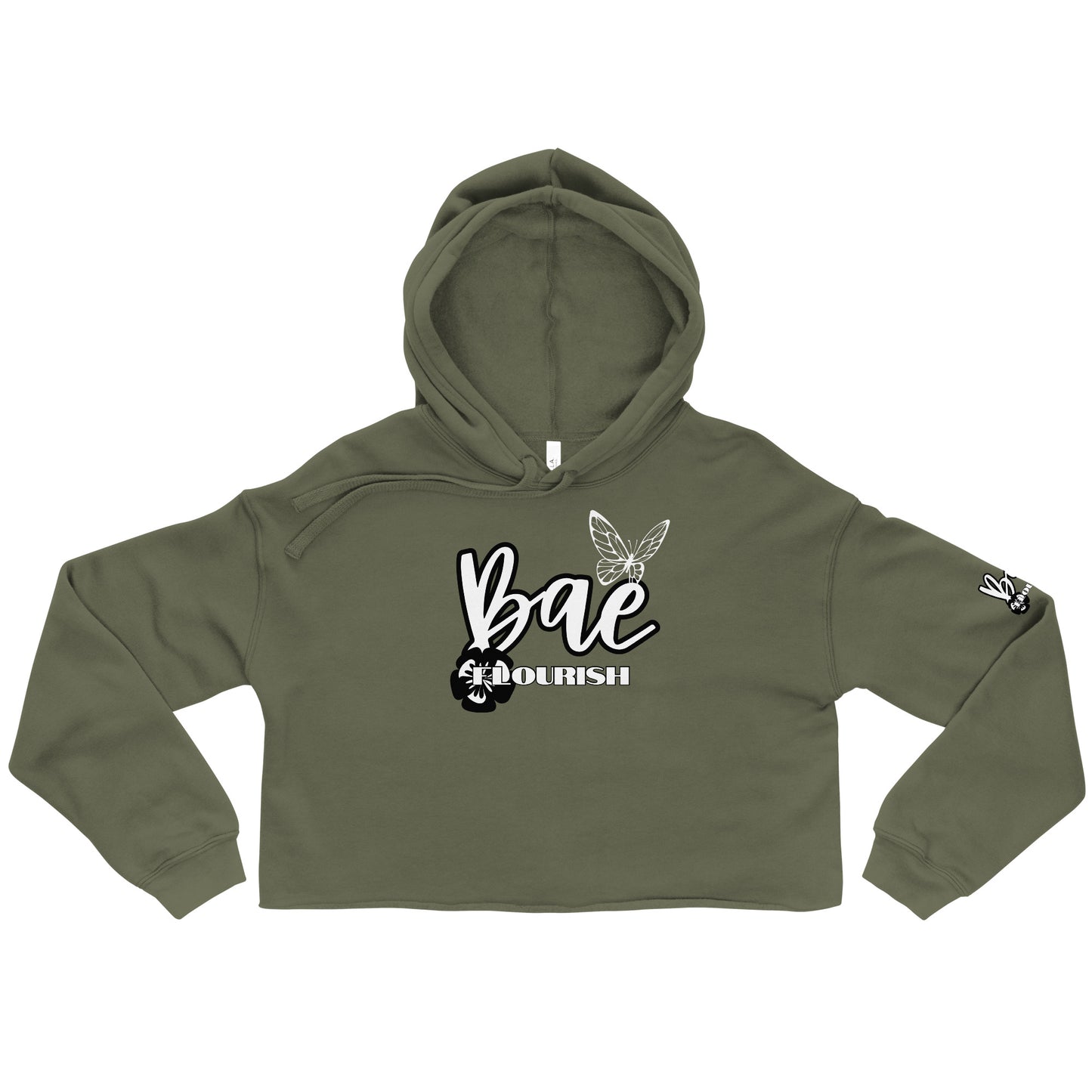 Bae Flourish Crop Hoodie