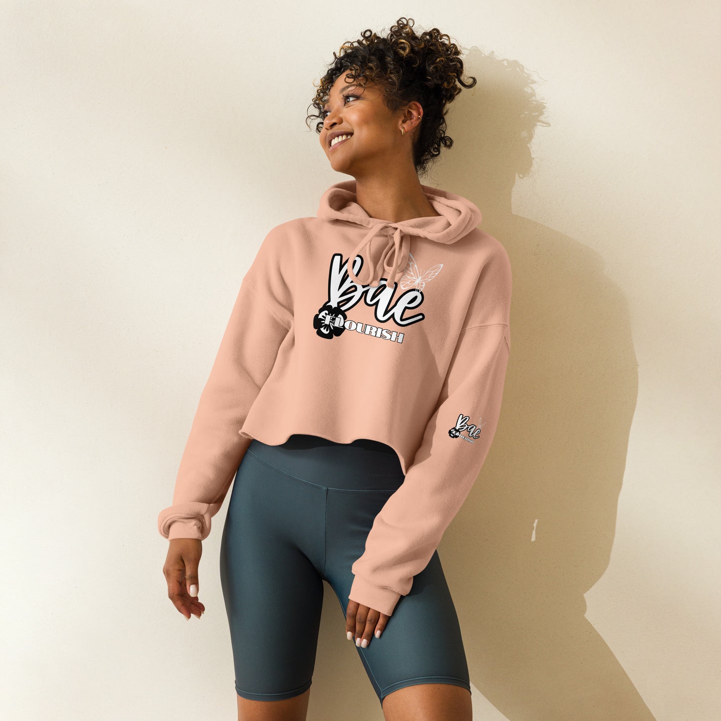 Bae Flourish Crop Hoodie